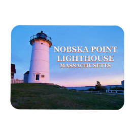 Nobska Point Lighthouse Massachusetts Foto Magnet