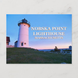 Nobska Point Lighthouse, Massachusetts Postcard Postkarte