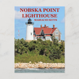 Nobska Point Lighthouse, Massachusetts Postcard Postkarte