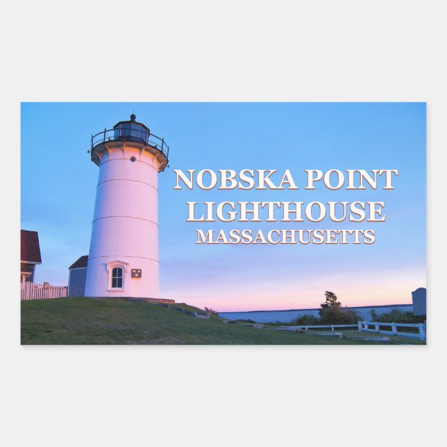 Nobska Point Lighthouse, Massachusetts Stickers (Vorderseite)