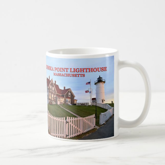 Nobska Point Lighthouse, Massachusetts Tasse (Rechts)