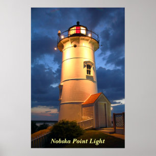 Nobska Punkt-Leuchtturm-Plakat Poster