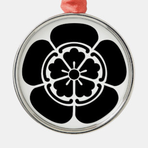 Nobunaga Oda Silbernes Ornament