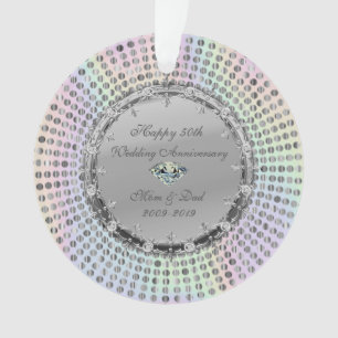 Noces d'argent Diamants Pointillés 50e Anniversair