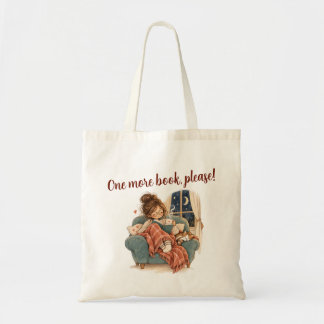 Noch ein Buch, bitte! | Cozy Book Lover-Tasche Tragetasche