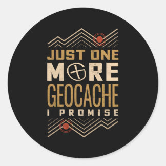Noch ein Geocache, das ich verspreche Runder Aufkleber