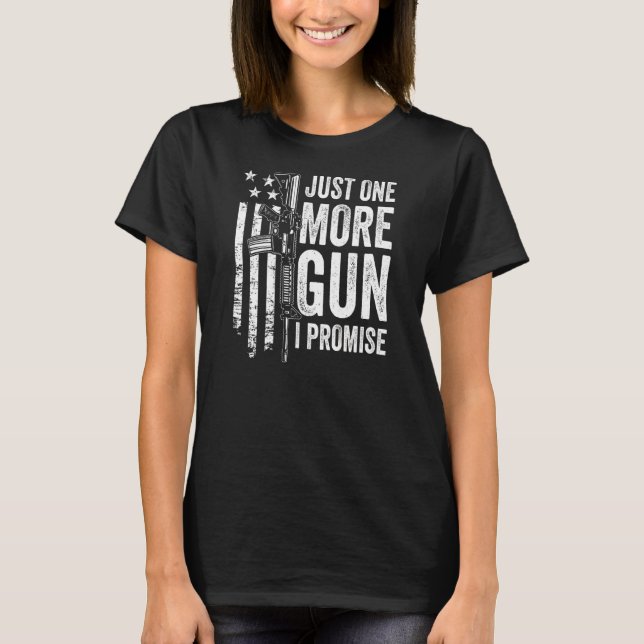 Noch ein Gul verspreche ich Mens Gun Usa Flag Ba T-Shirt (Vorderseite)