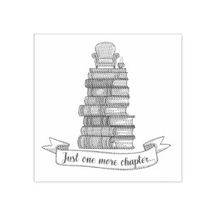 Noch ein Kapitel - Cosy Book Lover Design Gummistempel