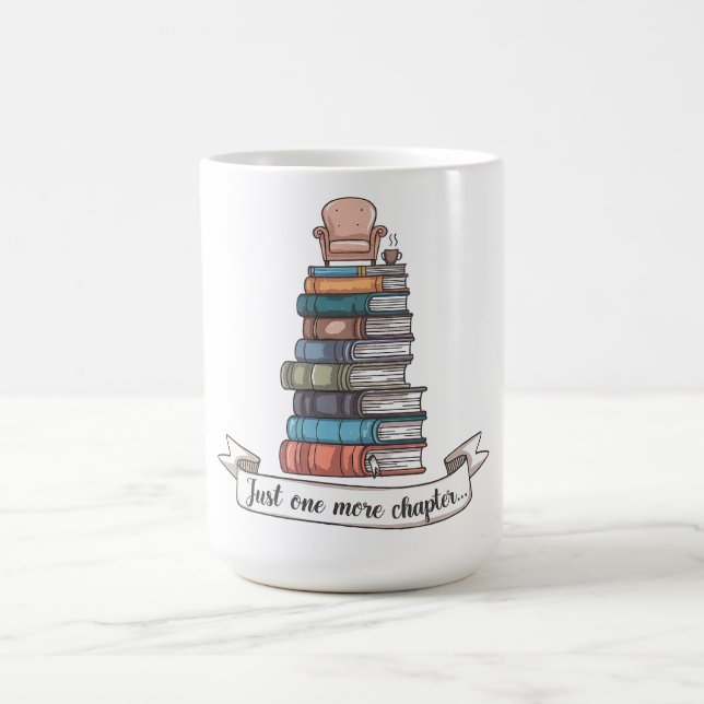 Noch ein Kapitel - Cosy Book Lover Design Kaffeetasse (Mittel)