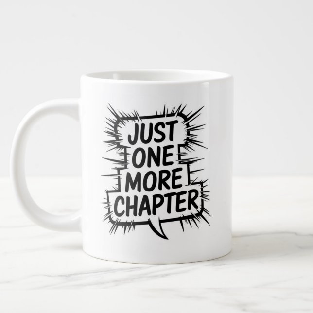 Noch ein Kapitel extra große Tasse - übertrieben (Links)
