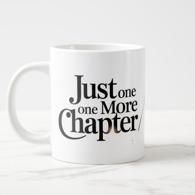 Noch ein Kapitel extra große Tasse - übertrieben (Links)