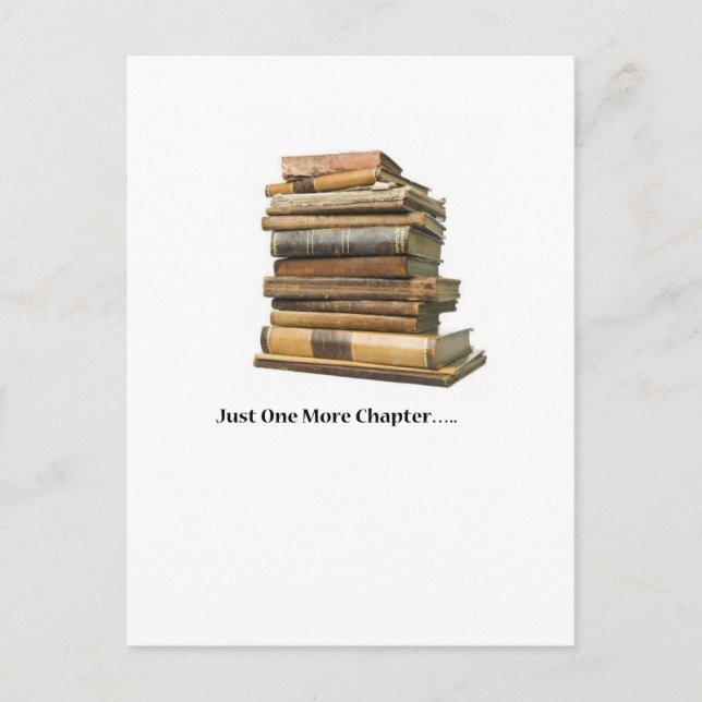 Noch ein Kapitel Postkarte (Vorderseite)