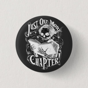 Noch ein Kapitel Skelettleser Funny Button