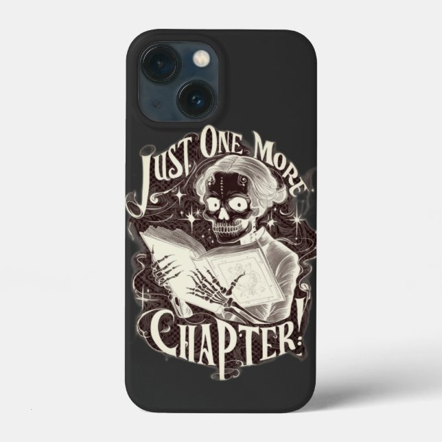 Noch ein Kapitel Skelettleser Funny Case-Mate iPhone Hülle (Rückseite)