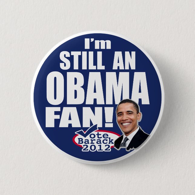 Noch ein Obama-Fan Button (Vorderseite)