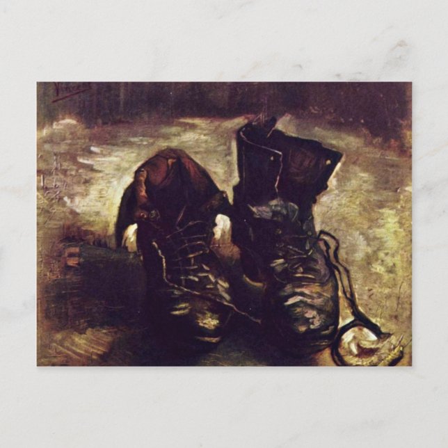 Noch ein Paar Schuhe von Vincent Van Gogh Postkarte (Vorderseite)