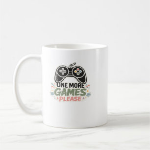Noch ein Spiel, bitte, lustiger Gamer-Controller Kaffeetasse