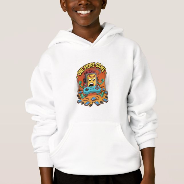"Noch ein Spiel. Hoodie (Vorderseite)