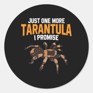 Noch ein Tarantula verspreche ich Spider Runder Aufkleber