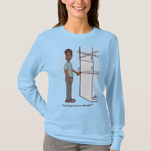 Noch eine Diät T - Shirt für Frauen lange geschlaf (Vorderseite)