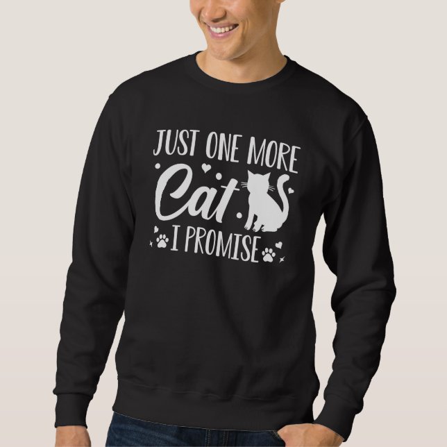 Noch eine Katze, die ich versprochen habe Sweatshirt (Vorderseite)