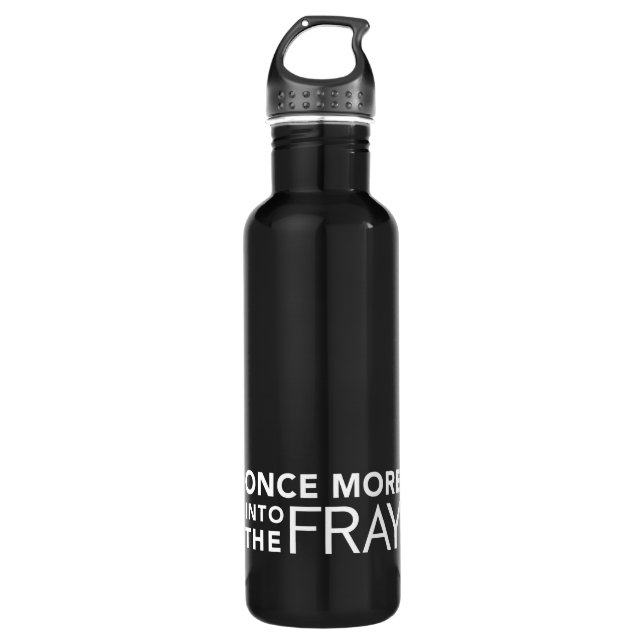 Noch einmal in die abgenutzte Stelle - Trinkflasche (Vorderseite)