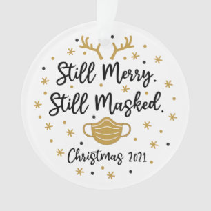 Noch immer froh, immer noch verschleiert lustige P Ornament