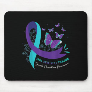 Noch immer hier Kampf gegen Suizidprävention Purpl Mousepad
