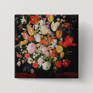 Noch Leben der Blumen, 1610s Button