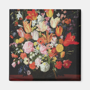 Noch Leben der Blumen, 1610s Magnet