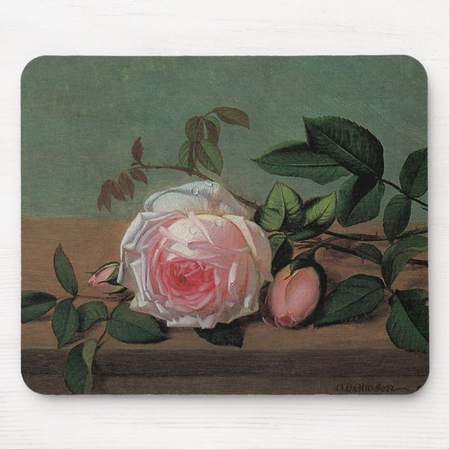 Noch Leben der Blumen auf einer Leiste Mousepad (Vorne)