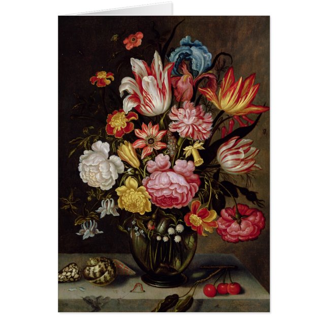 Noch Leben der Blumen in einem Ovoid-Vase (Vorne)