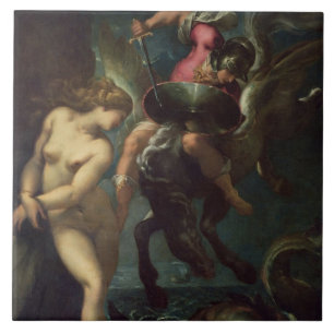 Noch Leben der Fische, c.1670-80 (Öl auf Leinwand) Fliese