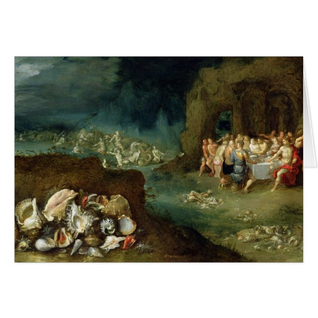 Noch Leben der Muscheln mit dem Fest der Götter (Vorderseite (Horizontal))