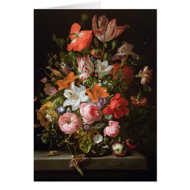 Noch Leben der Rosenlilien, Tulpen (Vorne)