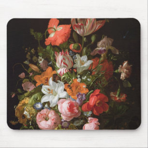 Noch Leben der Rosenlilien, Tulpen Mousepad