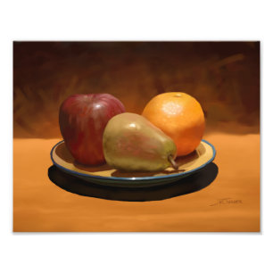 Noch Leben-Frucht-Anordnungs-Foto-Druck Fotodruck