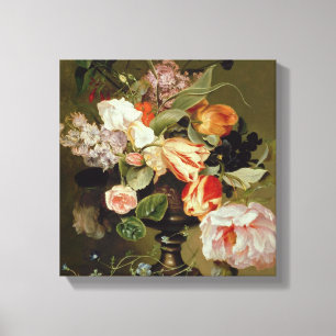 Noch Leben mit Blumen Leinwanddruck