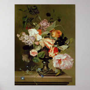 Noch Leben mit Blumen Poster