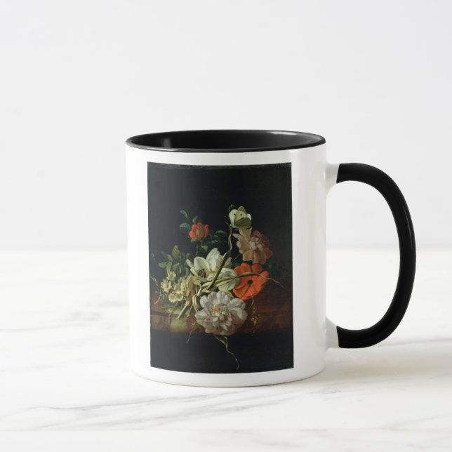 Noch Leben mit Blumen Tasse (Rechts)