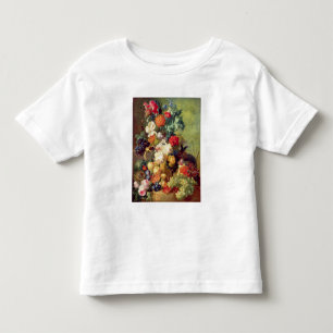 Noch Leben mit Blumen und Frucht Kleinkind T-shirt