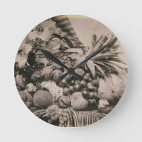 Noch Leben mit Frucht, 1860 (Sepia-Foto)
