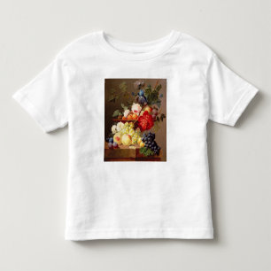 Noch Leben mit Frucht und Blumen Kleinkind T-shirt