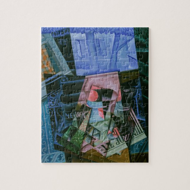Noch Leben vor einem offenen Fenster von Juan Gris (Vertikal)