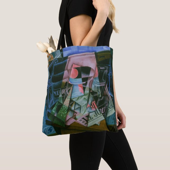 Noch Leben vor einem offenen Fenster von Juan Gris Tasche (Von Nahem)