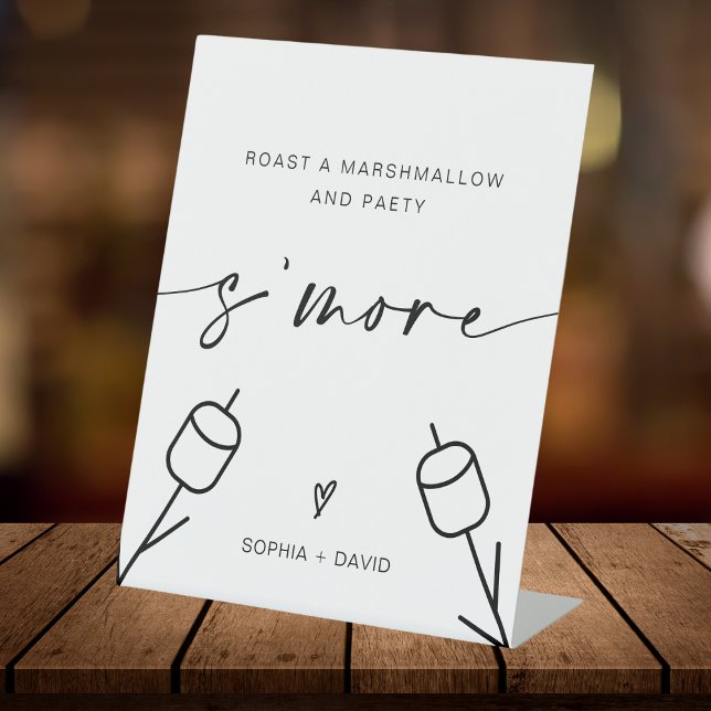 Noch mehr Hochzeit Roast ein Marshmallow und Party Sockelschild (Von Creator hochgeladen)