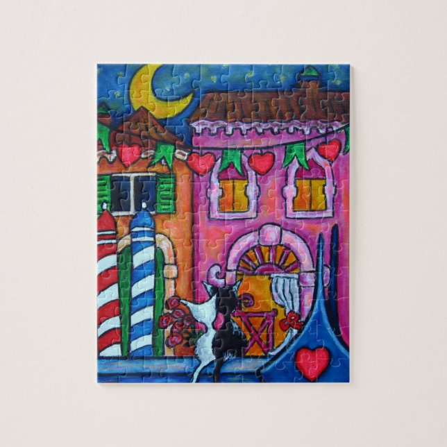 Noch mehr in Venedig Cat Puzzle (Vertikal)