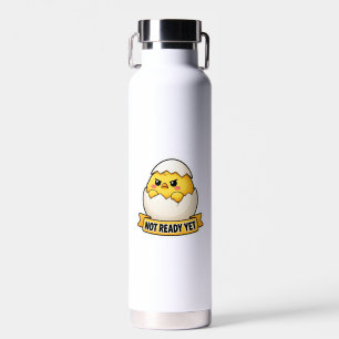 Noch nicht bereit Lustiges Küken Meme Trinkflasche
