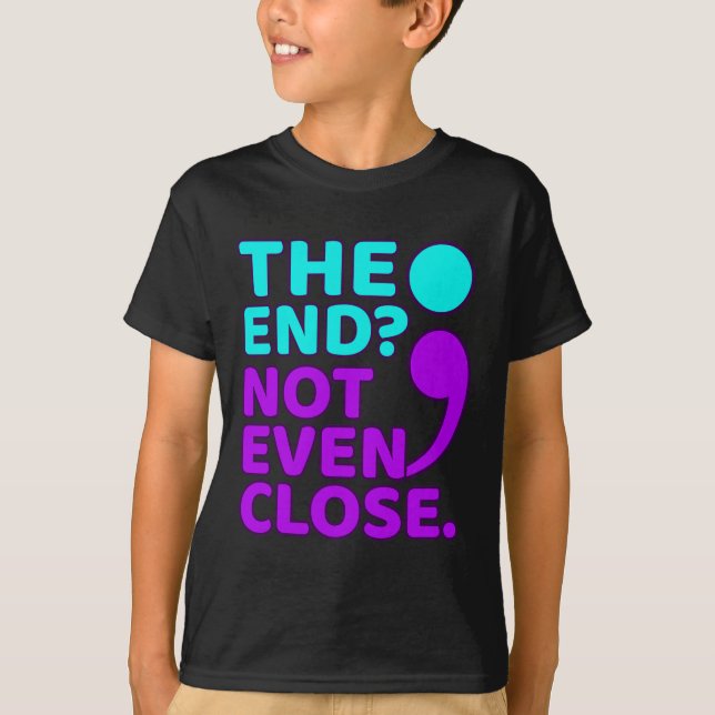 Noch nicht einmal Nahe Aussichten auf Suizidpräven T-Shirt (Vorderseite)