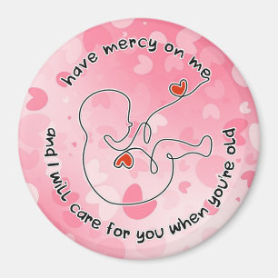 Noch nicht Geboren, Baby Prolife Fetus haben Barmh Magnet